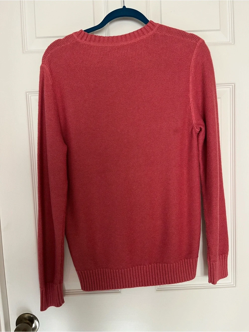 J.CREW SzS Crewneck Cotton Sweater, Coral